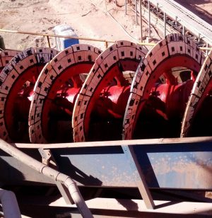 Recubrimiento de clasificador helicoidal